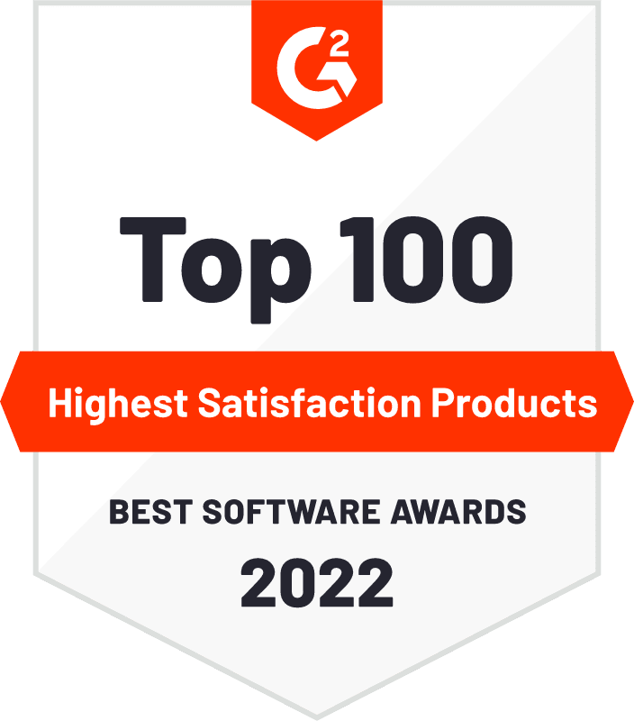 Top 100 Highest Satisfaction Products - Best Software Awards 2022